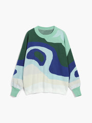 Watermarble Oversized Sweater