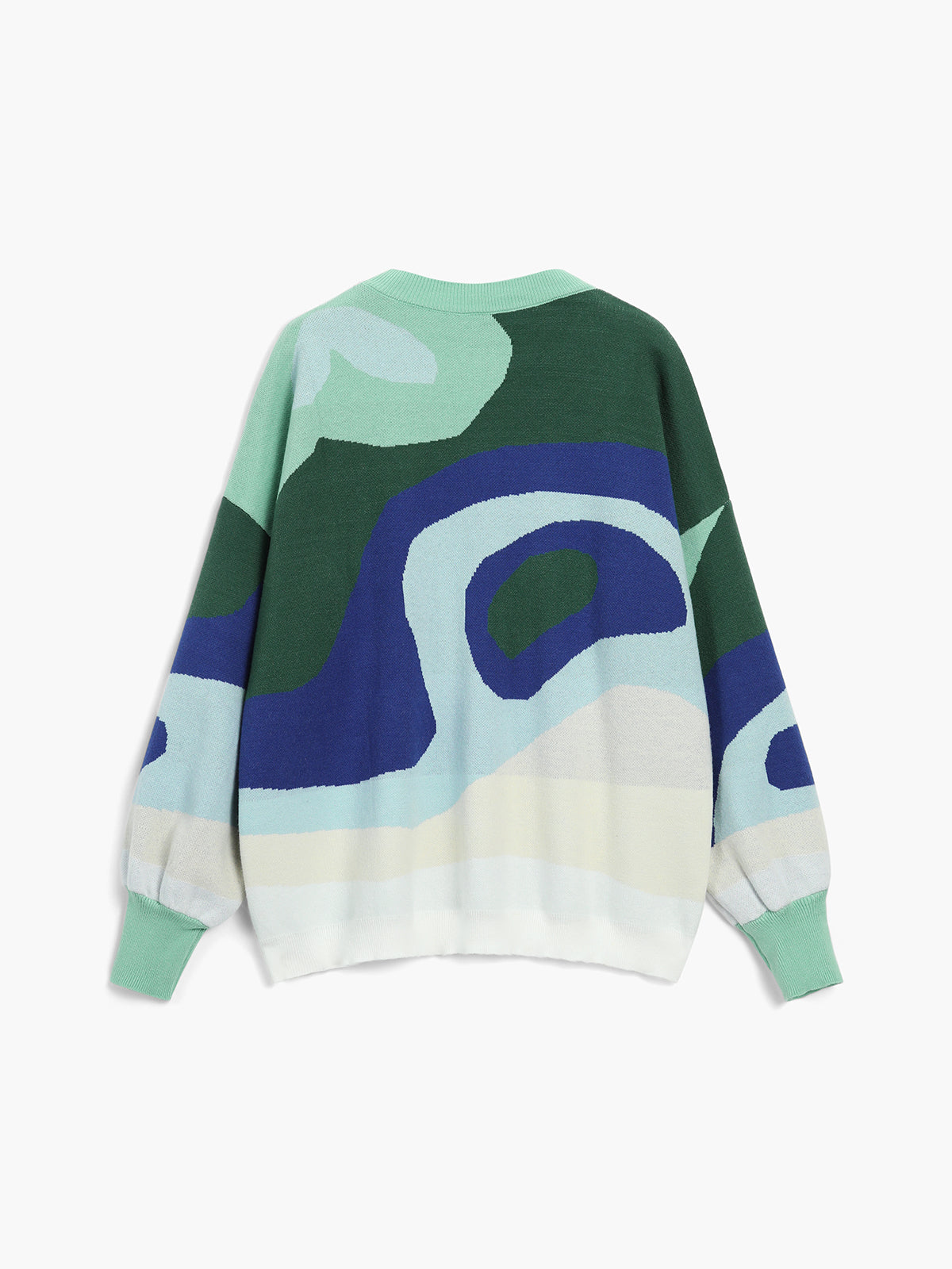 Watermarble Oversized Sweater