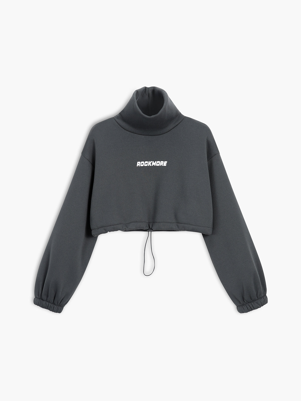 Rockmore Mock Neck Crop Sweatshirt