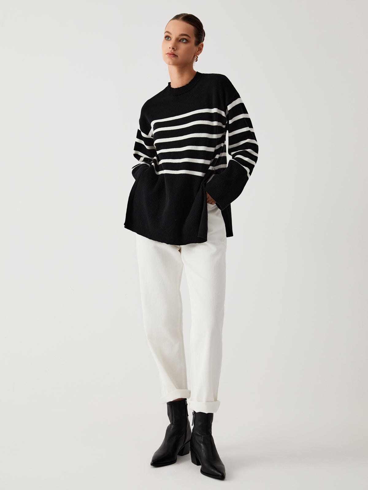 Into You Oversized Stripe Sweater