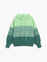 Ombre Greeness Hoodie Sweater