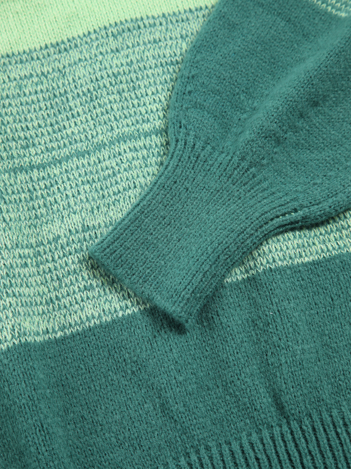 Ombre Greeness Hoodie Sweater