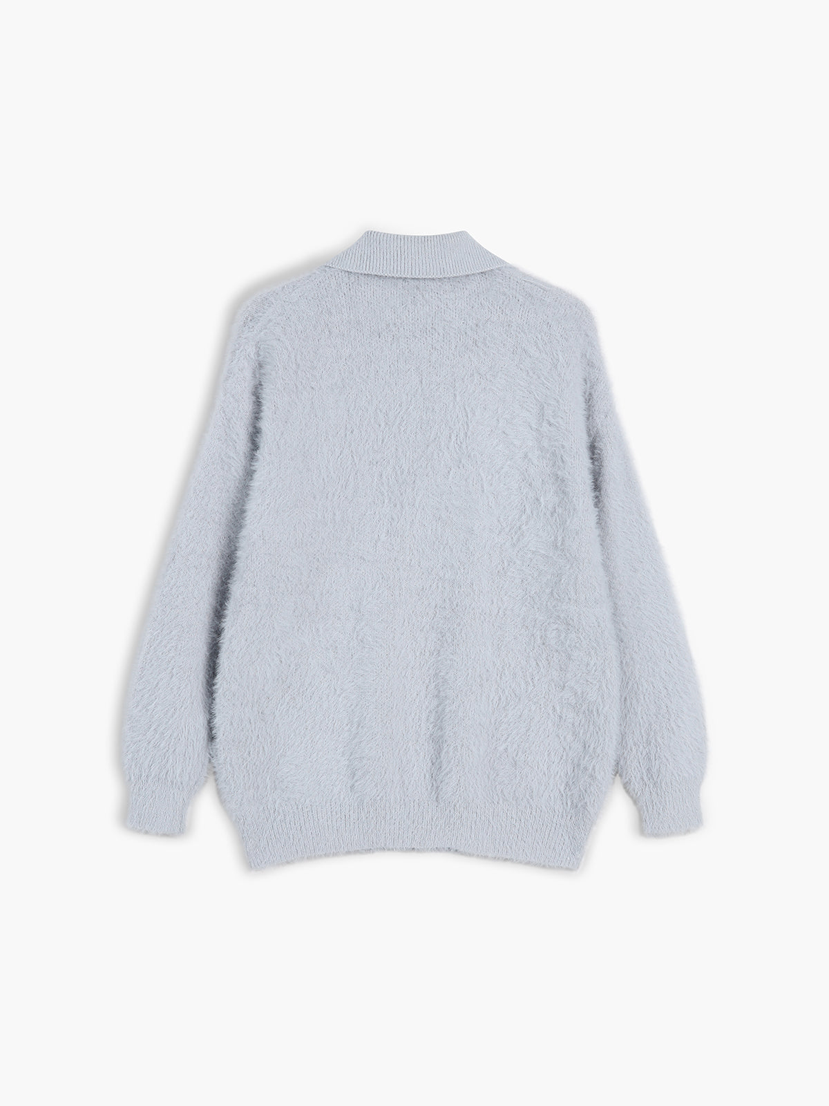 Whitney Fuzzy Polo Sweater