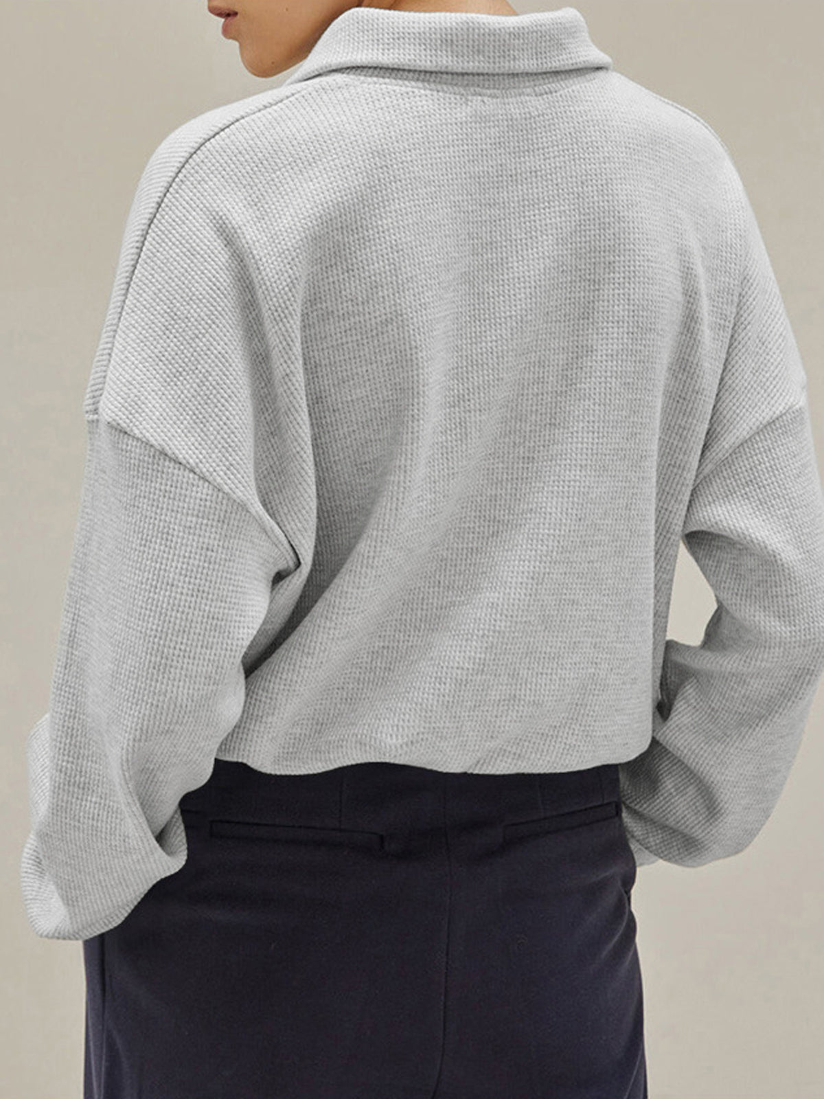 Utility Polo Sweatshirt