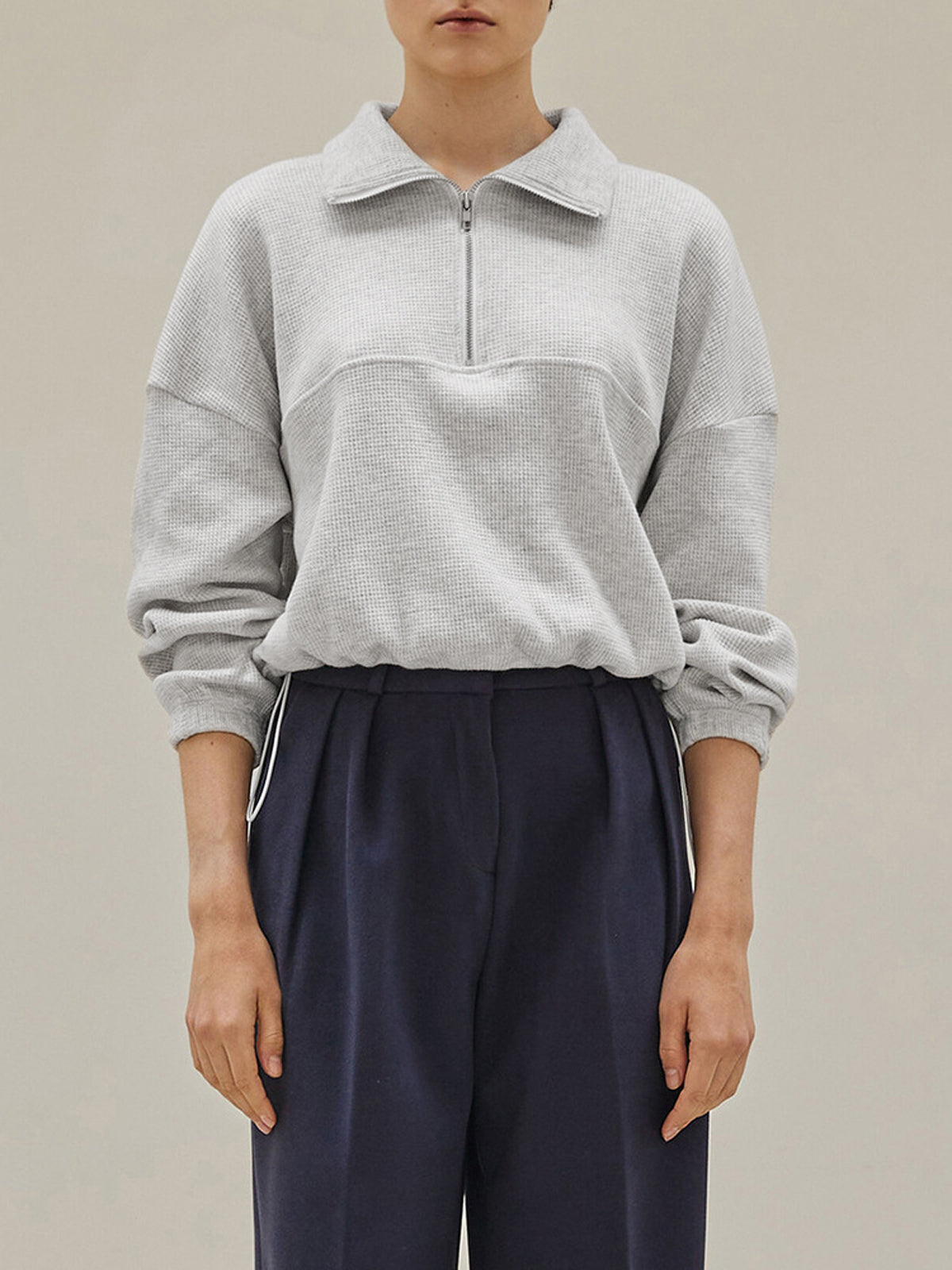 Utility Polo Sweatshirt