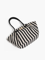 Old Money Aesthetics Stripe Bag