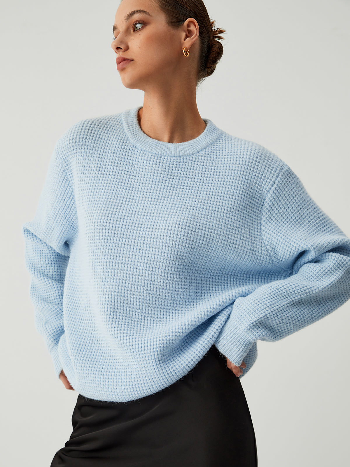 Baby Blue Oversized Sweater