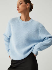 Baby Blue Oversized Sweater