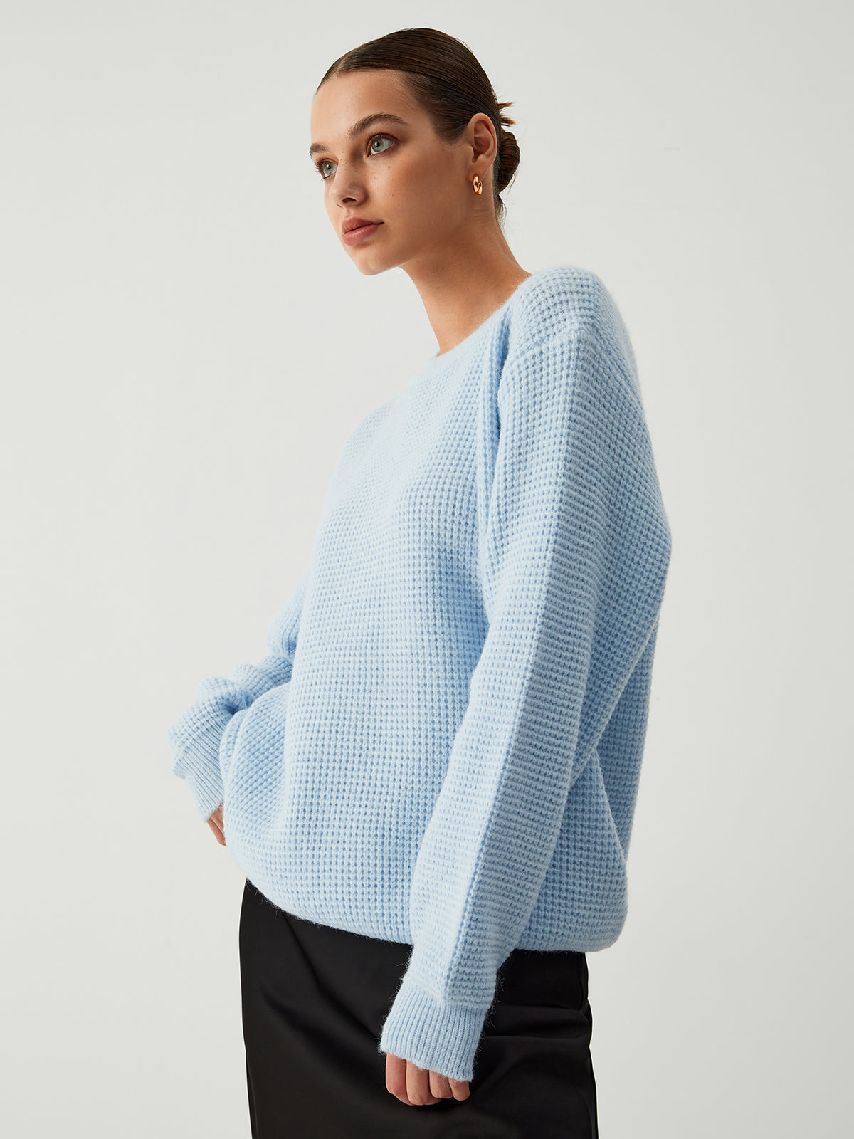 Baby Blue Oversized Sweater