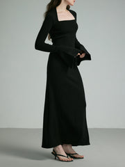 Set New Limits Long Sleeve Long Sweater Dress