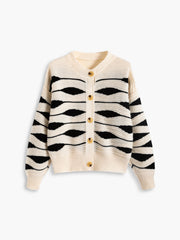 Wavy Stripe Cardigan