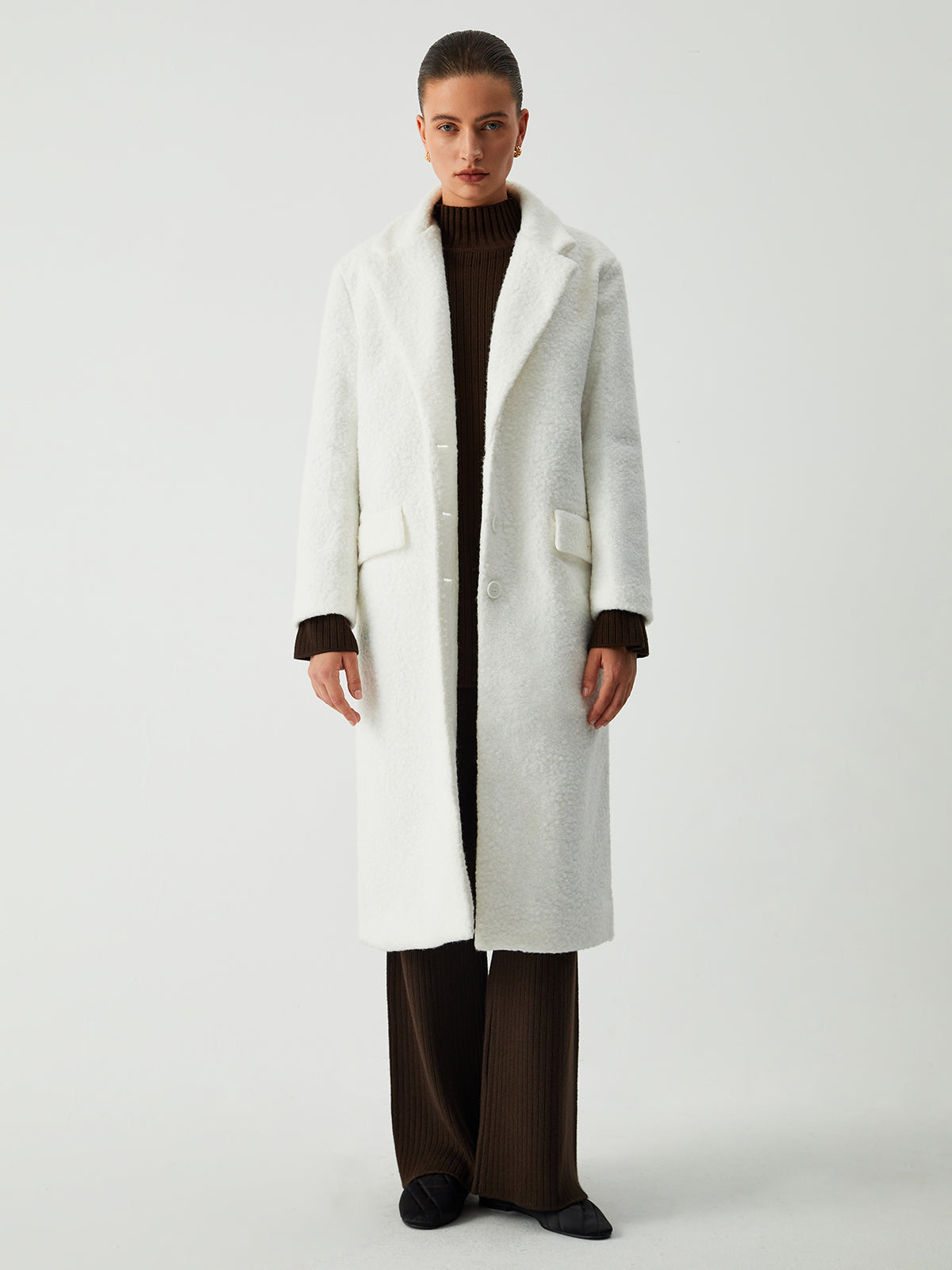 Needed You Fleece Trench Coat