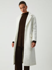 Needed You Fleece Trench Coat