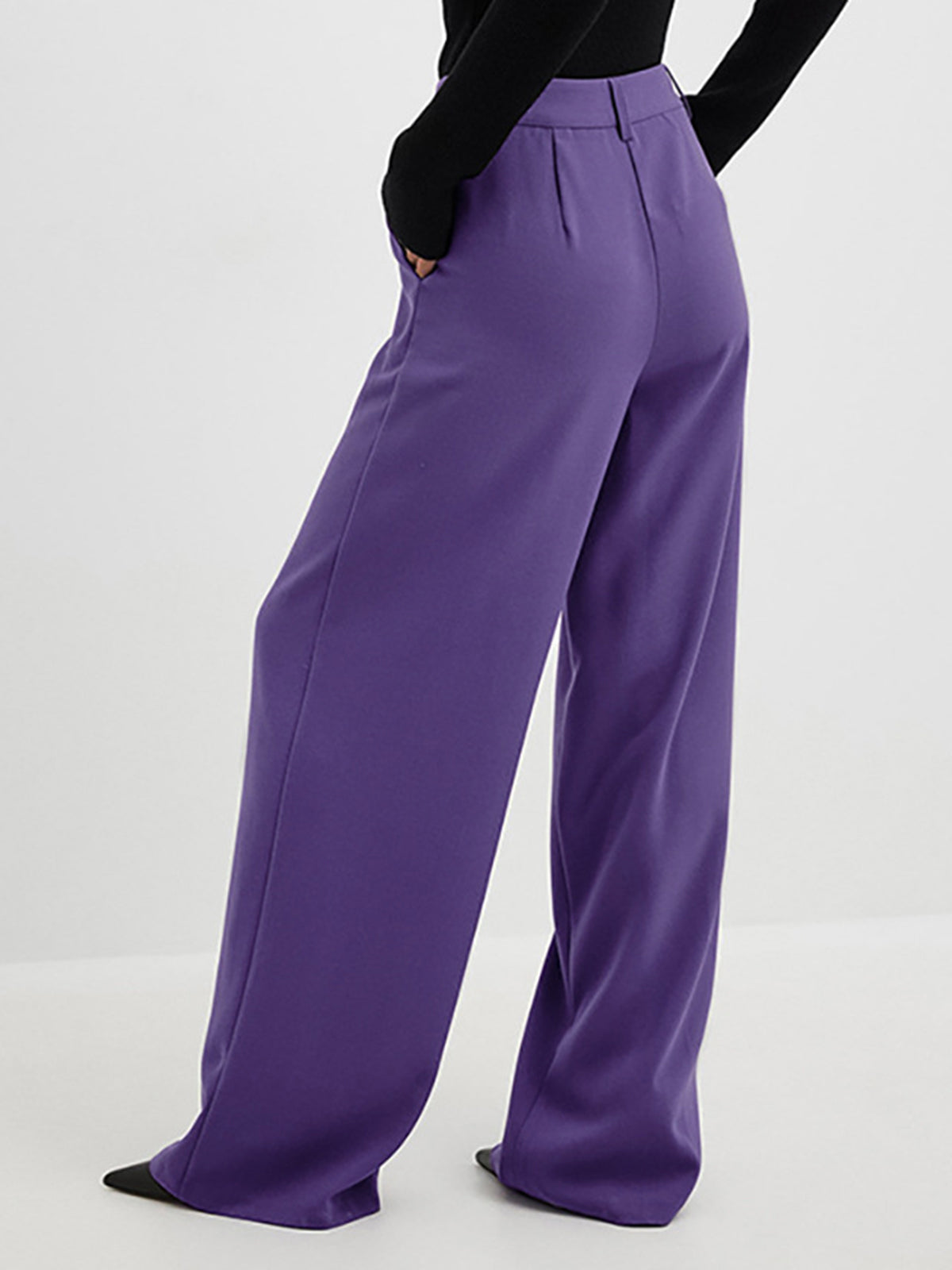 Lavender Wide Leg Pants