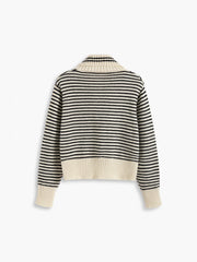 Stripe Polo Sweater