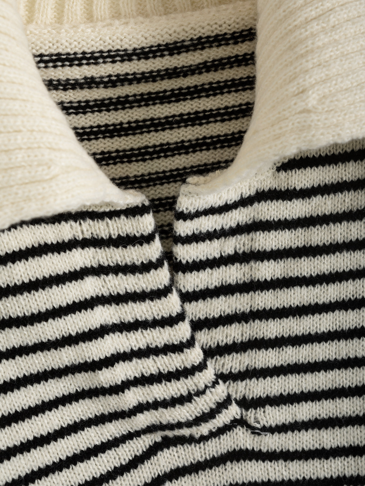 Stripe Polo Sweater