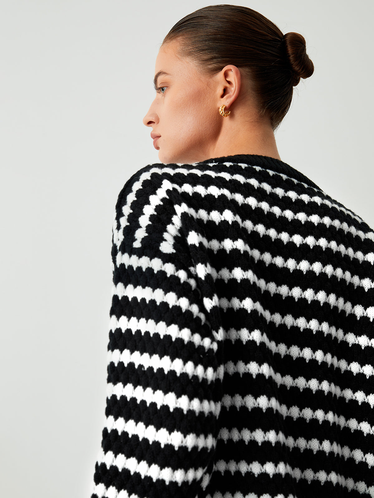 Unspoken Desire Stripe Cardigan