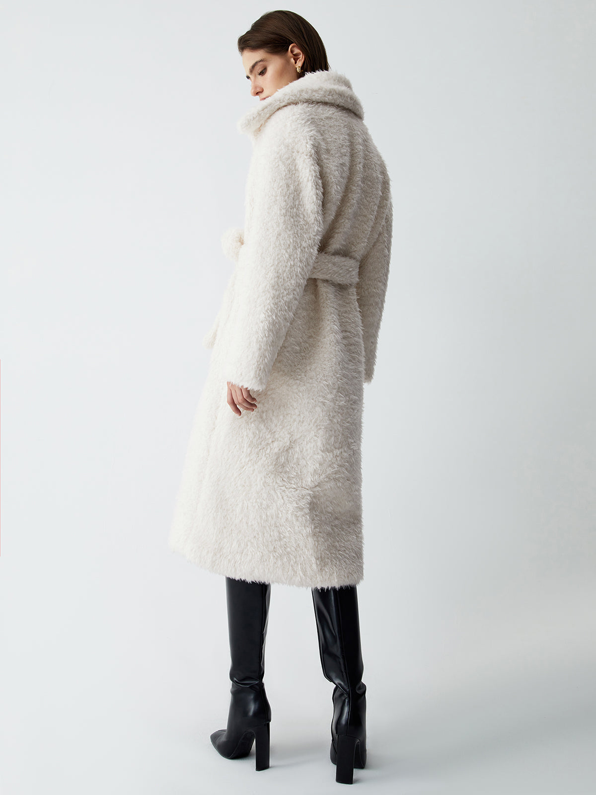 Warm Embrace Furry Trench Coat