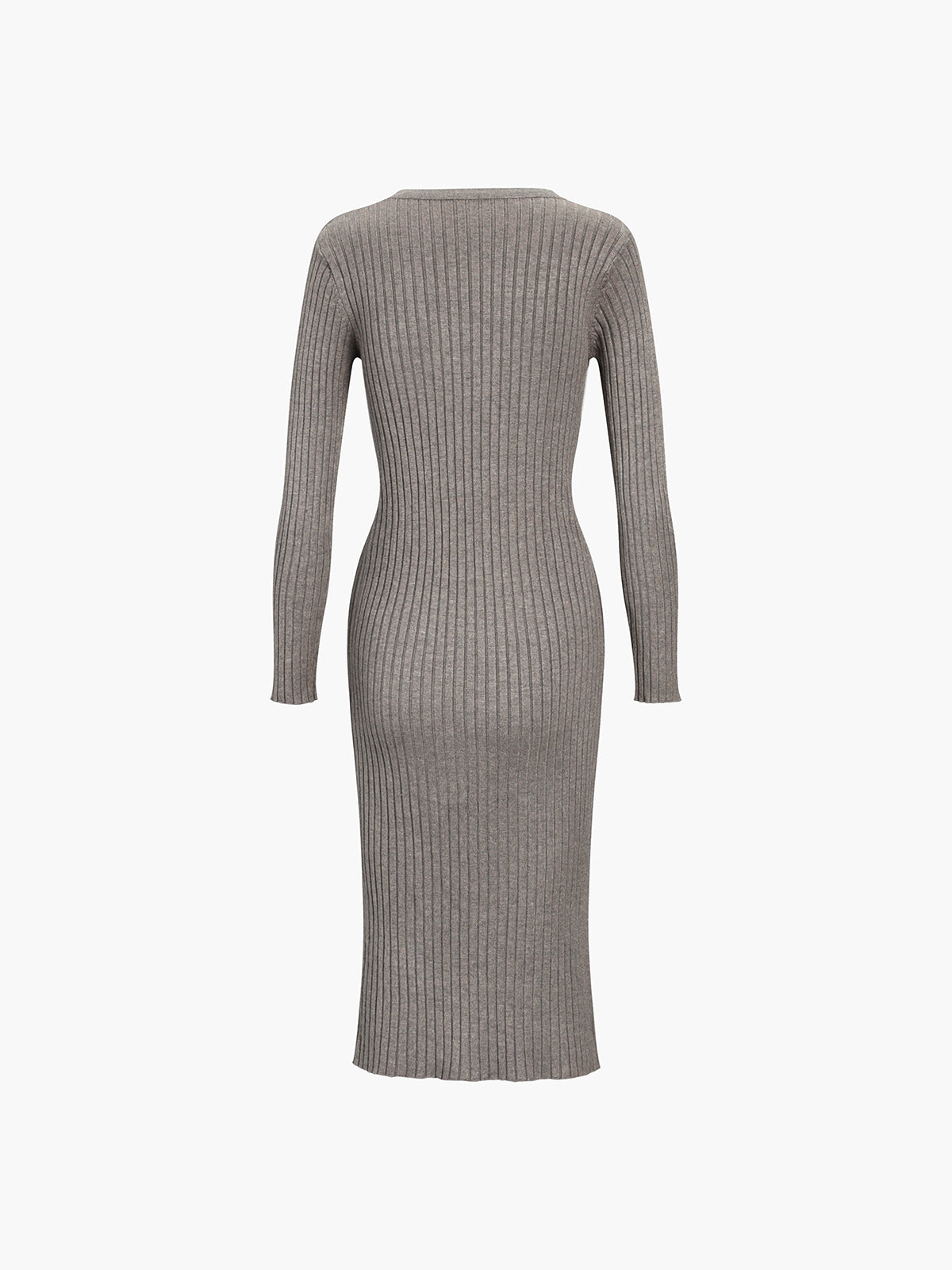 Essential Long Sleeve Midi Sweater Dress