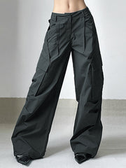 Solo Ovesized Cargo Parachute Pants