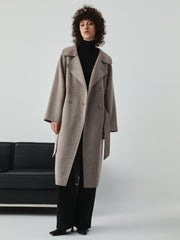 Utility Longline Wool Blend Trench Coat