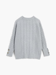 Cloud Nine Cable Knit Sweater