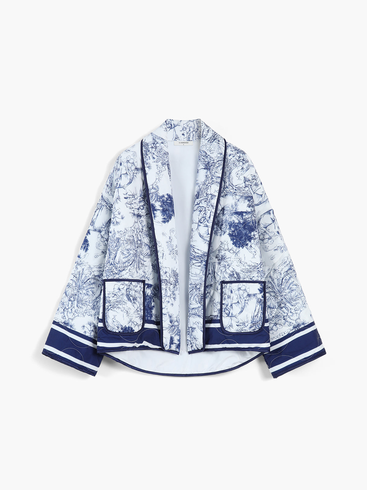 Toile De Jouy Patchwork Coat