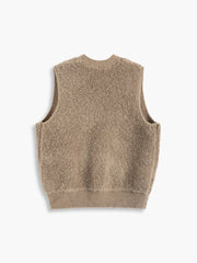 Caramel Fuzzy Vest